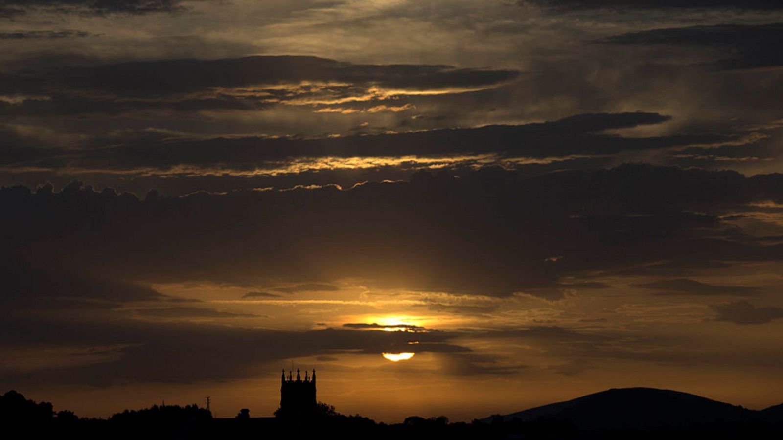 Chubascos fuertes en el noreste de Cataluña