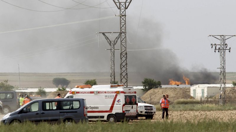 Cinco muertos y dos heridos graves en la explosión de una pirotecnia en Zaragoza