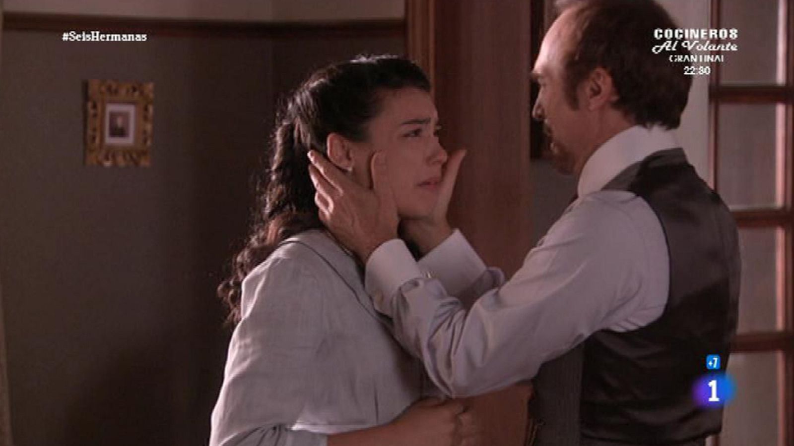 Seis Hermanas - Elisa se refugia en los brazos de Ricardo