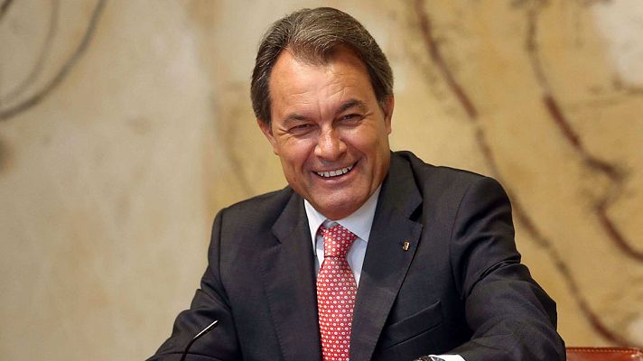 Telediario 1 - El TC podría suspender a Mas