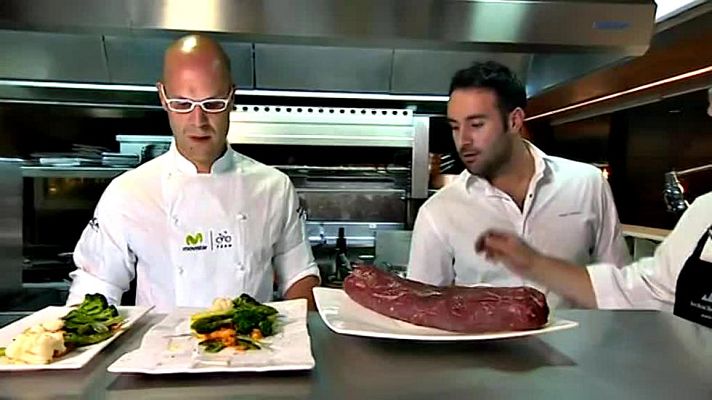 Telediario 1 - El estómago agradecido de los corredores del Movistar Team en la Vuelta