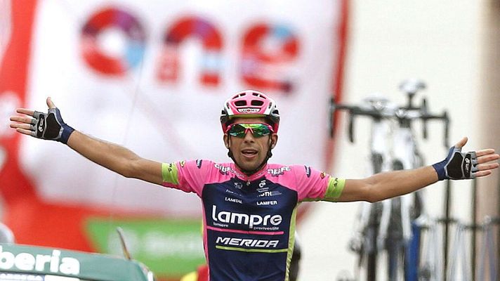 Vuelta ciclista a España - El portugués Nelson Oliveira gana en Tarazona; Aru sigue líder