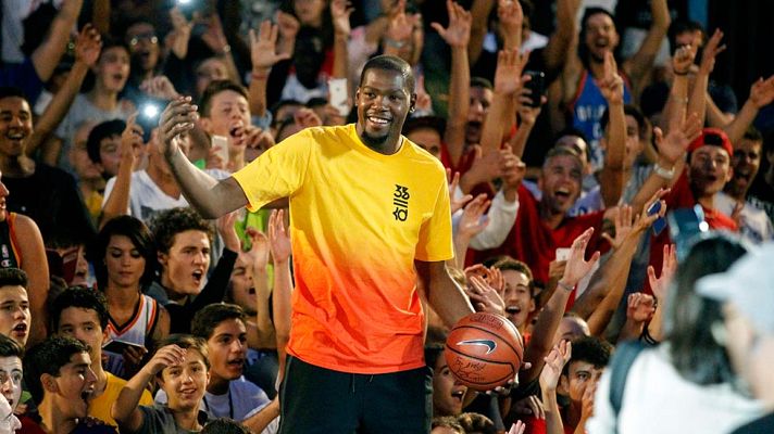 Telediario 1 - Kevin Durant no tiene favoritos para ganar el Eurobasket