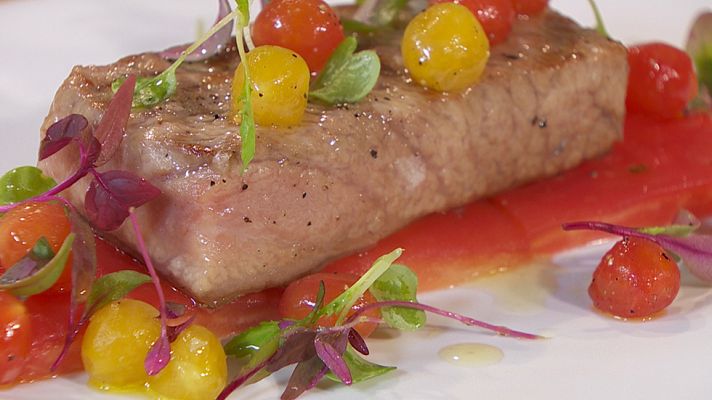 Torres en la cocina - Receta de atún, jamón y tomate