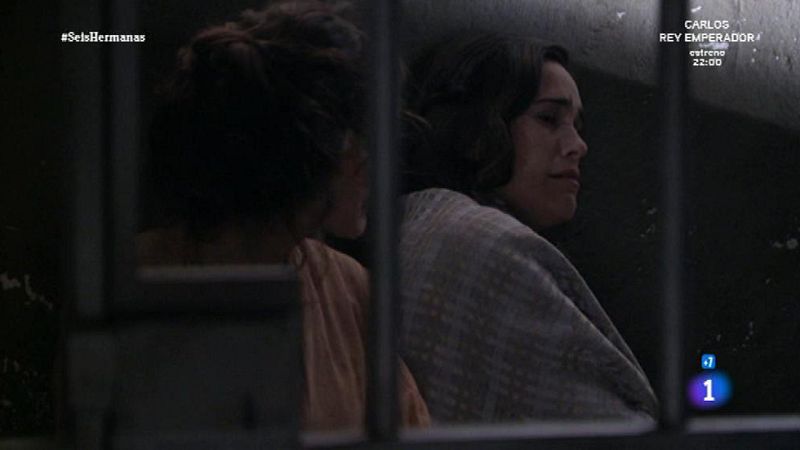 Seis Hermanas - Adela recibe una paliza en la cárcel