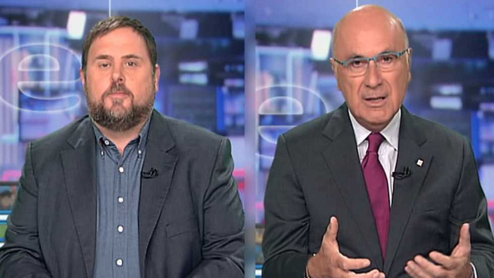 Los desayunos de TVE - Josep A. Duran i Lleida, Pte. Unió Democràtica de Catalunya. Oriol Junqueras, Pte. de ERC - Ver ahora