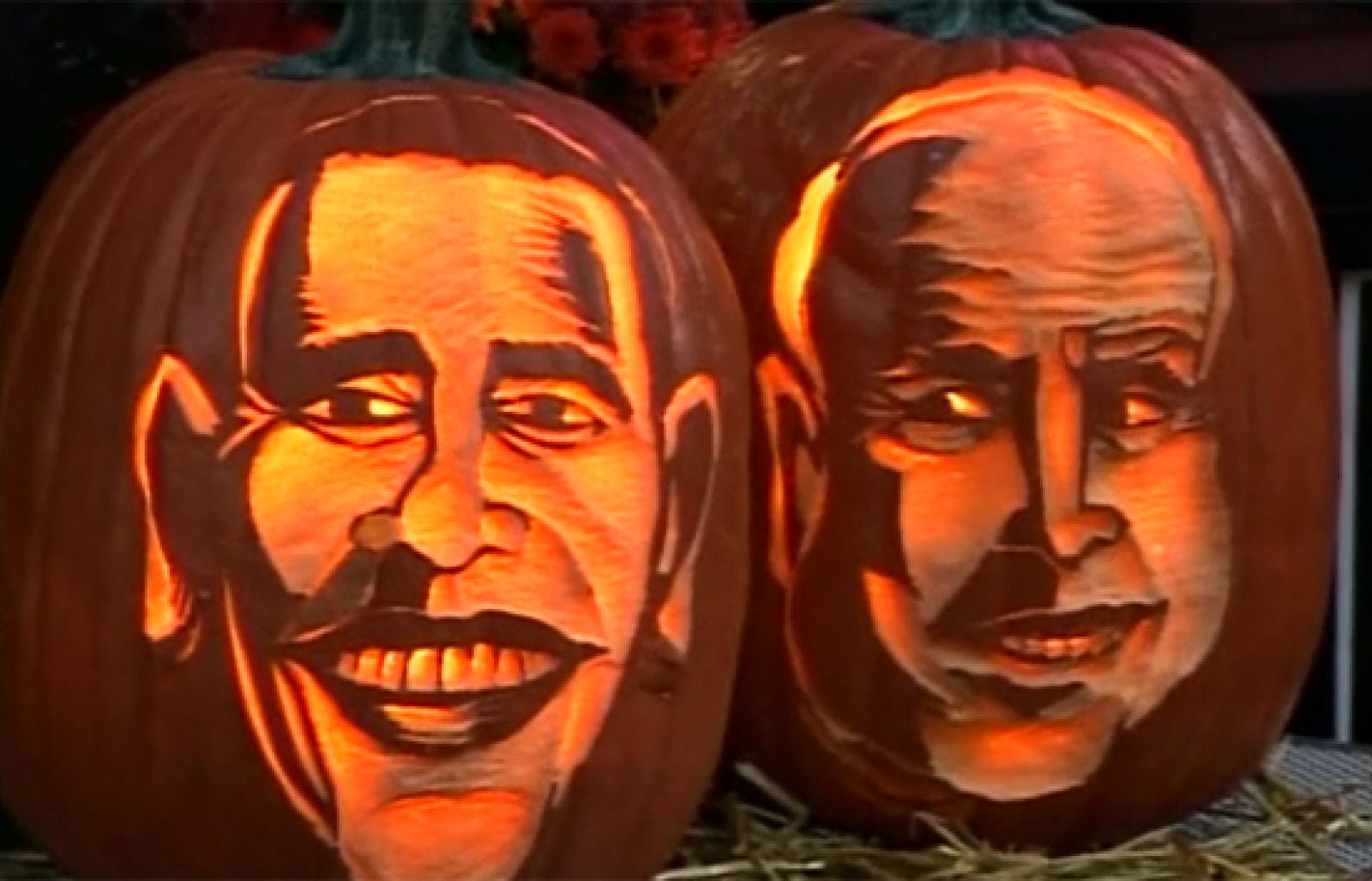 La campaña electoral, muy presente en Halloween