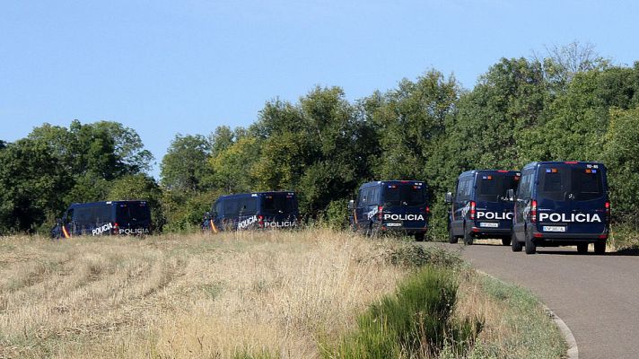 Telediario 1 - Un detenido por la peregrina desaparecida