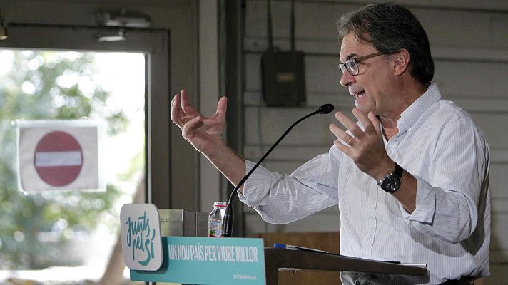 Telediario 1 - Mas ve poca "altura de miras" del Gobierno