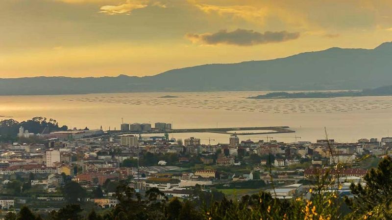 Intervalos de viento fuerte en el litoral de Galicia