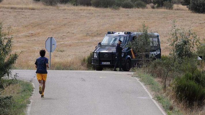 Telediario 1 - El presunto asesino de la peregrina sigue detenido