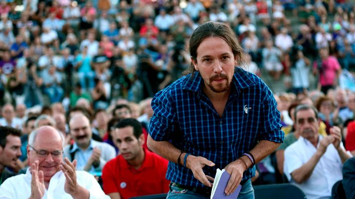 Telediario 1 - Iglesias no comparte la opinión de Monedero sobre Venezuela