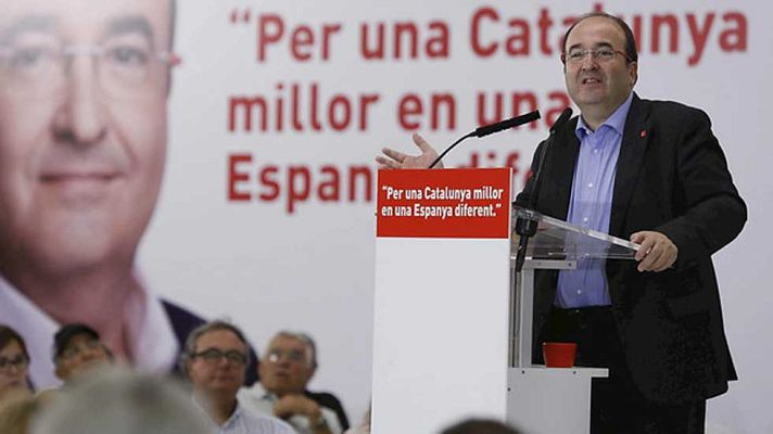 Telediario 1 - Reacciones sobre una hipotética salida de Cataluña de la UE