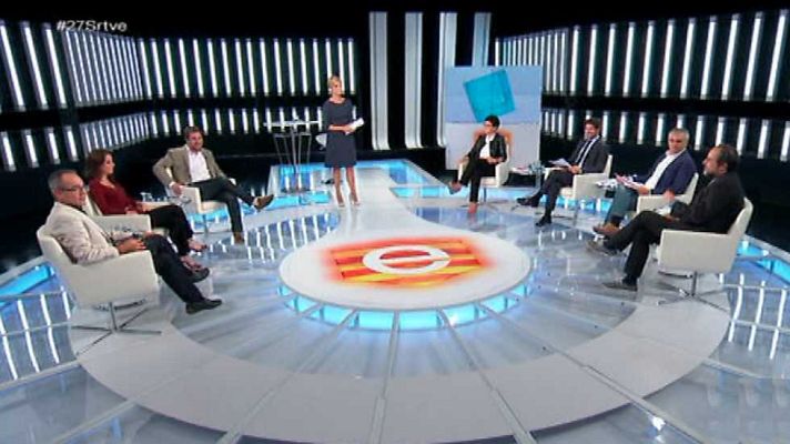 Especiales informativos - Debate electoral de Cataluña. Candidatos al 27-S