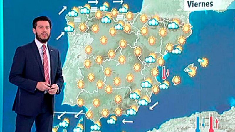 Temperaturas máximas en ascenso y cielos despejados