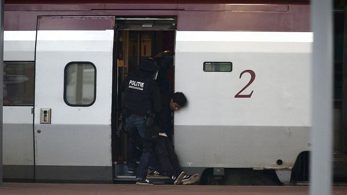 Informativo 24h - Detienen a un hombre sospechoso a bordo de un tren Thalys