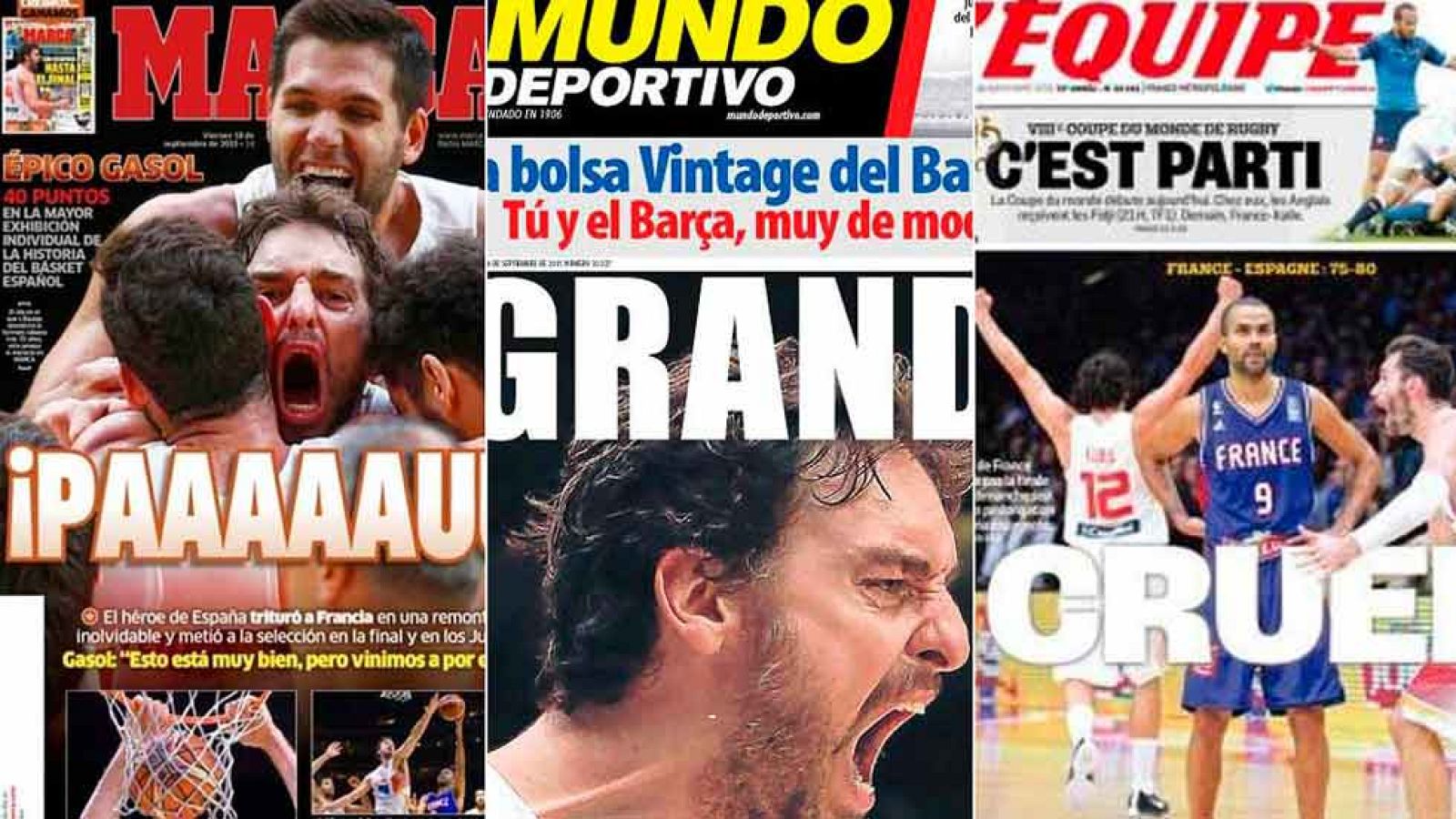 Prensa y redes sociales, rendidas a Gasol