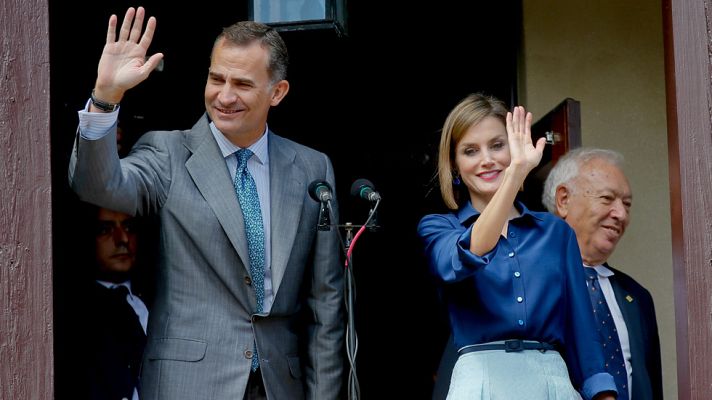 Telediario 1 - Los reyes agradecen a San Agustín interés en preservar legado español en EE.UU