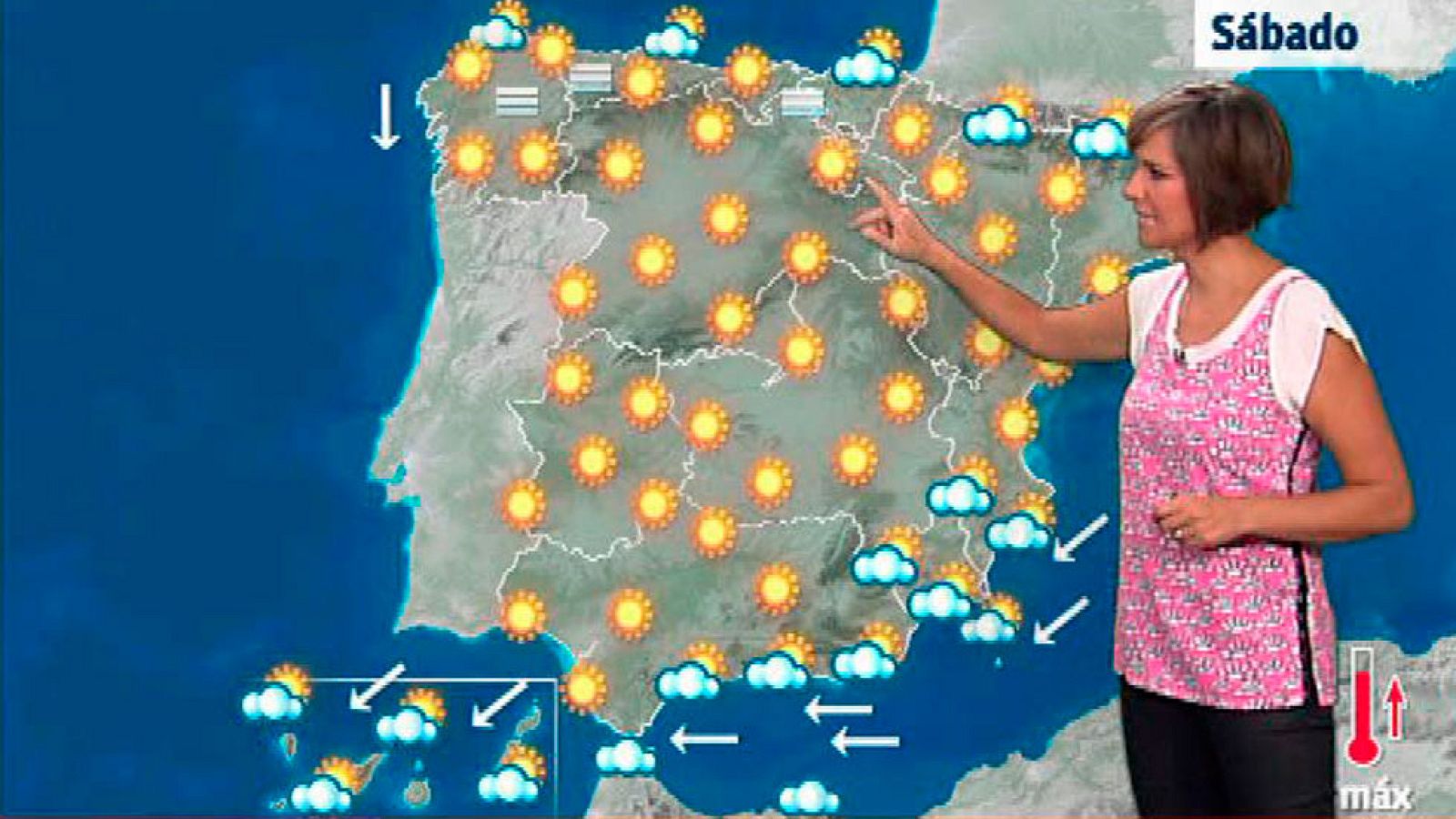 Despejado y temperaturas en ascenso en la mayor parte del país