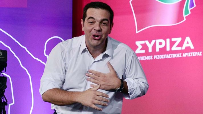 Telediario 1 - Alexis Tsipras, implicado en política desde joven