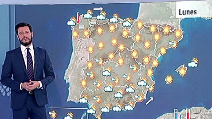 El tiempo - Poca nubosidad y temperaturas altas