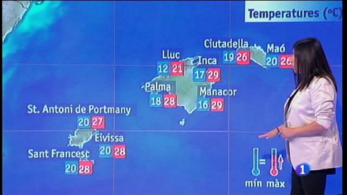 Informatiu Balear - El temps a les Illes Balears - 21/09/15