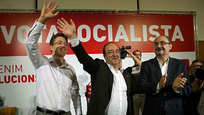 Telediario 1 - PSC, Unió y Catalunya sí que es Pot proponen gobiernos alternativos al independentismo