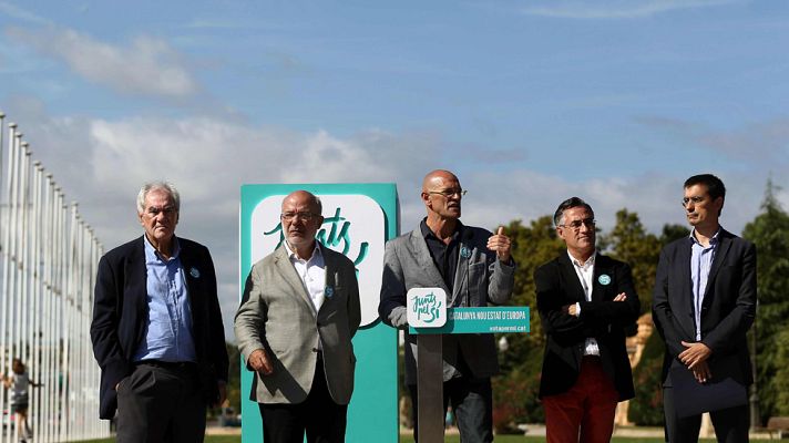 Telediario 1 - Junt pel Sí urge a la CE que responda ante una "nueva manipulación" antes del 27S