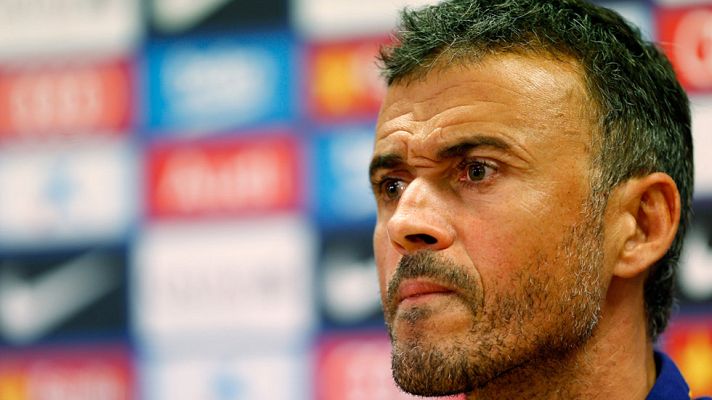 Telediario 1 - Luis Enrique: "Si roto y perdemos será una cagada bestial"