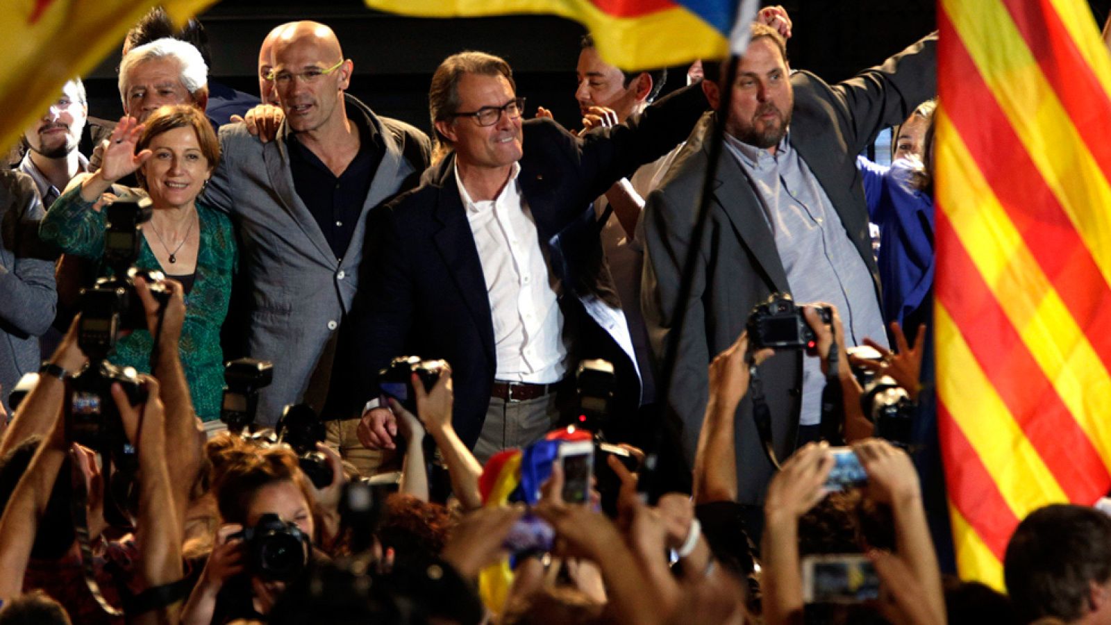 Los independentistas de Junts pel Sí y la CUP suman la mayoría absoluta de escaños pero no de votos