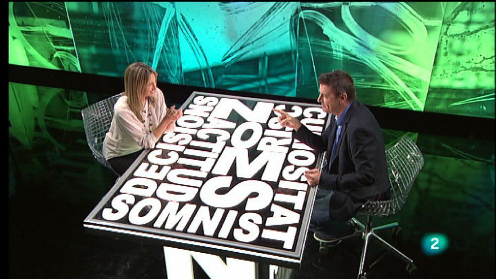 Vespre a La 2 - Entrevista a Montse Busquets