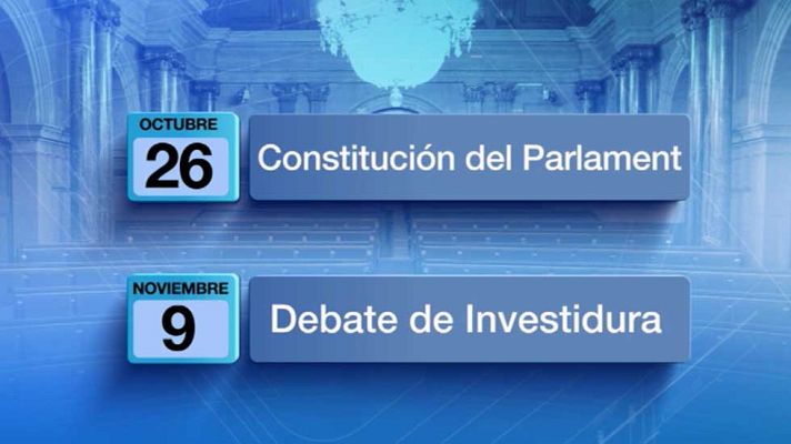 Telediario 1 - Cataluña tiene 20 días hábiles para constituir su nuevo Parlamento