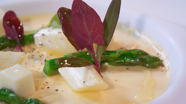 Torres en la cocina - Receta de Flan de espárragos con queso torta