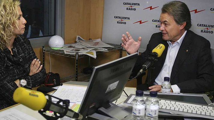 Telediario 1 - Mas se define como "rebelde democrático" tras su imputación por la consulta del 9N