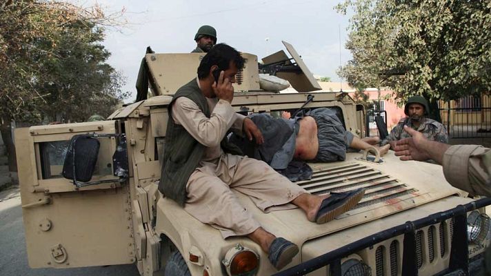 Telediario 1 - Médicos Sin Fronteras niega que los talibanes dispararan antes de los bombardeos