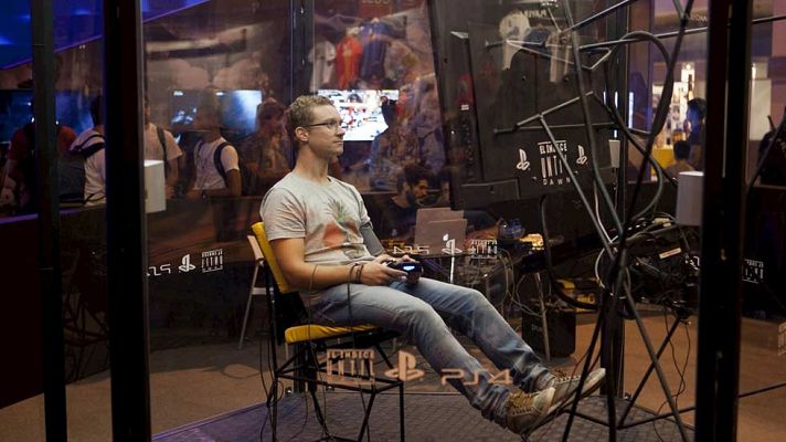 Telediario 1 - La Liga de Videojuegos, un fenómeno que sigue los pasos del negocio del deporte convencional