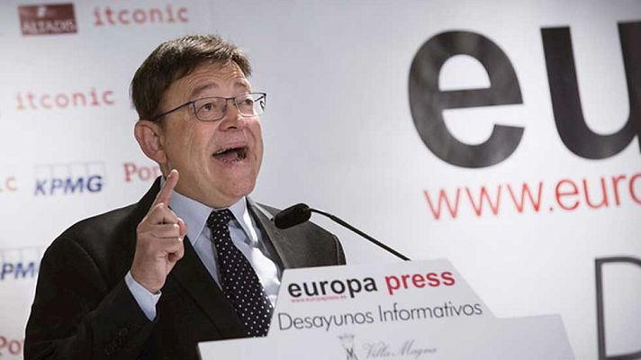 Telediario 1 - Ximo Puig defiende el liderazgo de Pedro Sánchez, aunque matiza: "Todo es revisable"