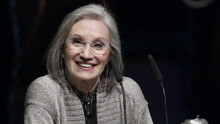 Telediario 1 - Muere Ana Diosdado en la reunión de la junta directiva de la SGAE