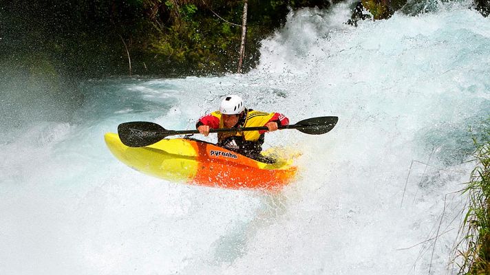 Telediario 1 - El español Gerd Serrasolses, campeón mundial de kayak extremo
