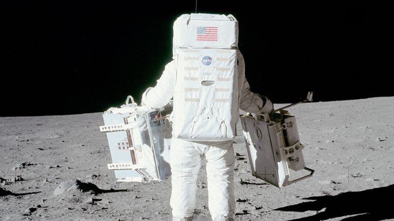 La NASA muestra 8.000 fotografías inéditas de la llegada del hombre a la luna | Ver