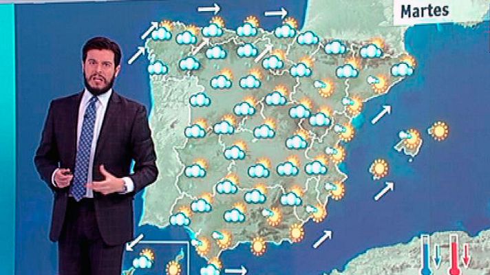 El tiempo - Lluvias en el norte peninsular y descenso térmico