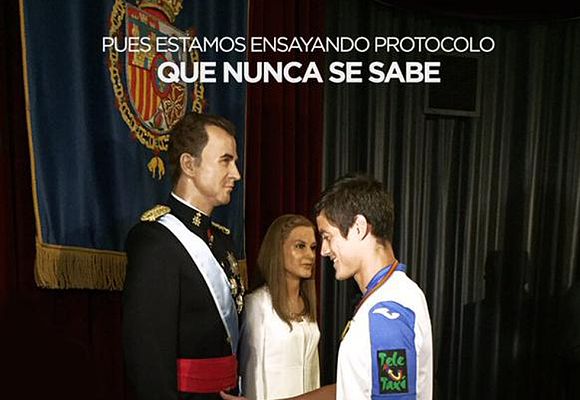 Telediario 1 - Nueva y original campaña del Leganés para promocionar la Copa del Rey