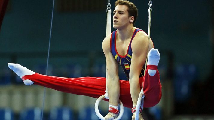 Telediario 1 - Fabián González deja la gimnasia de alto nivel porque no puede compaginarlo con sus estudios