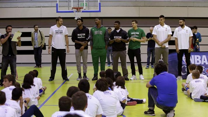 Baloncesto en RTVE - Hernangómez y David Lee hablan sobre el encuentro de este jueves
