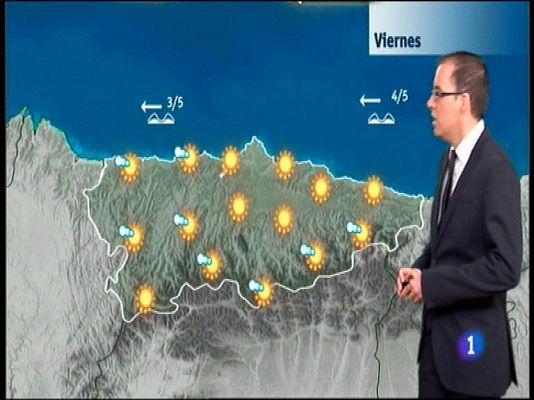 Panorama Regional - El tiempo en Asturias - 08/10/15