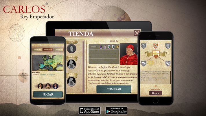 Telediario 1 - Sentirse en la piel de Carlos V ya es posible con el videojuego basado en la serie de TVE