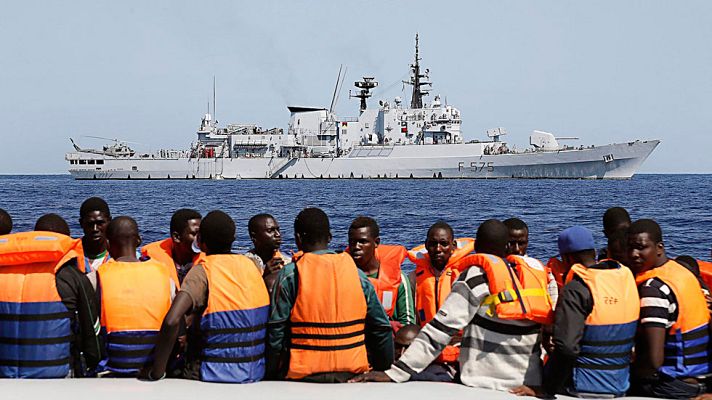 Informativo 24h - La ONU da luz verde a la misión de la UE contra el tráfico de migrantes en el Mediterráneo