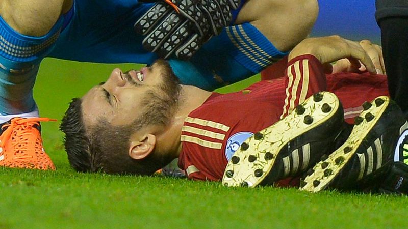 Morata y Silva se lesionan con la Roja