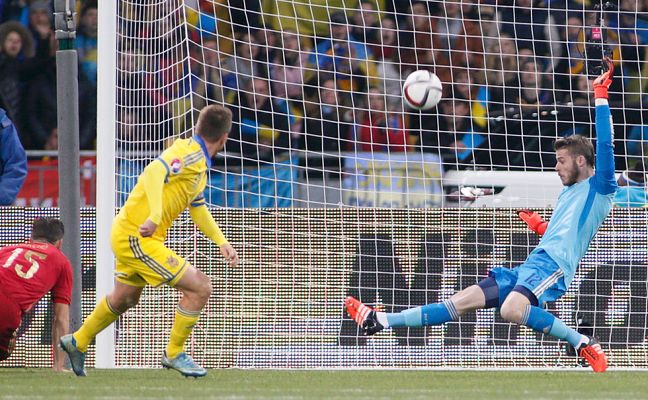 Telediario 1 - De Gea pide paso en la portería de la Roja