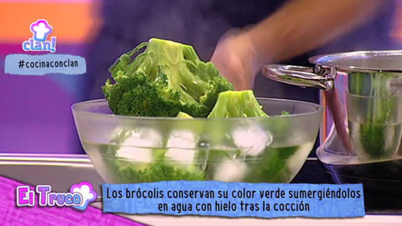 Truco - Mantener verdes las verduras cocidas - Cocina con Clan | Ver
